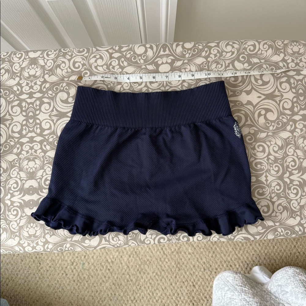 Free People Movement Navy Micro Bike Shorts